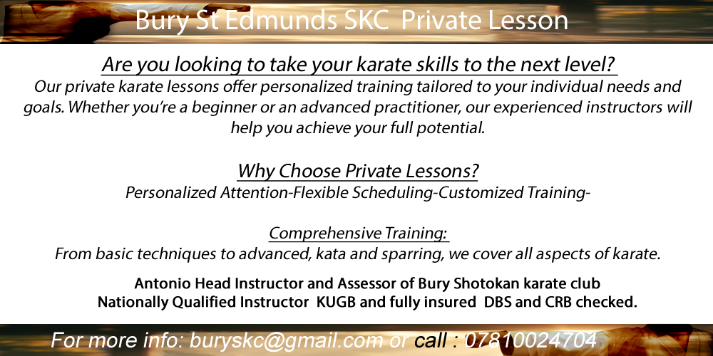 bury karate private lesson